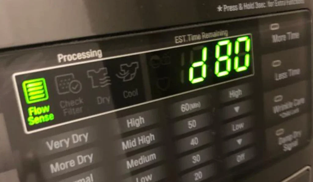 LG dryer error codes you’ll see most